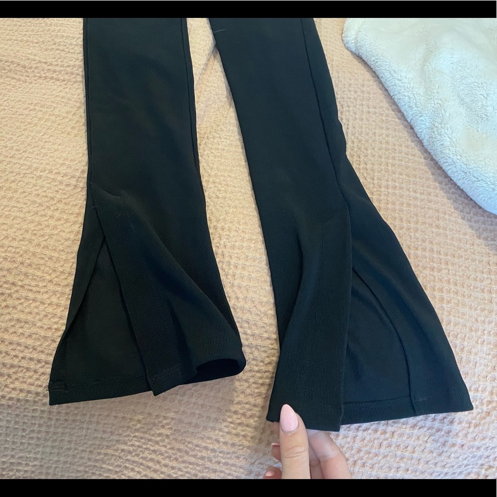 Zara Split Hem Pants - image 1